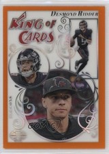 2023 Panini Illusions King of Cards Orange Desmond Ridder #7 1u0