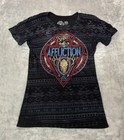<!--F#f_0-->Affliction American Customs Motor Spirit T-Shirt Womens XL Burnout Tee<!--F/-->