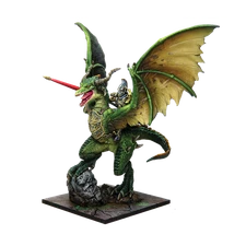 Elf Drakon Lord Kings of War Mantic Elves Prince Hero Dragon 28mm for Warhammer