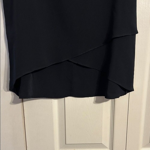 BCBG MAXAZRIA Black NWT Tulip Hem Sleeveless Pull-On Layering Tank Top Office XS - Picture 6 of 8