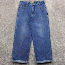 Vintage Y2K Dtek Carpenter Jeans Men's 36x32 Blue Denim Baggy Wide Leg Grunge