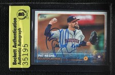 BAS 2015 Topps Pat Neshek #471 Authentic Auto 3c7