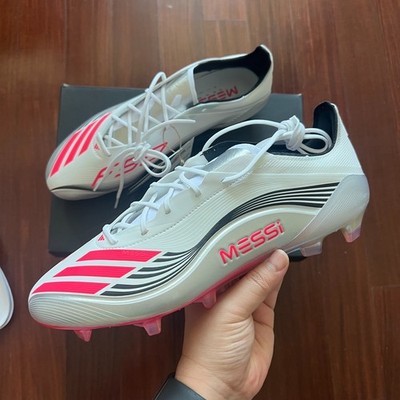 adidas F50 Messi Elite FG Mens Soccer Cleats White Lucid Red