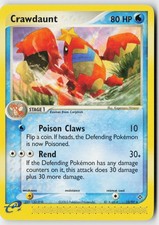 Pokemon Crawdaunt - 13/97 - Rare Dragon LP on eBay