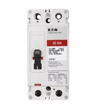 ED2125L Eaton Molded Case Circuit Breaker Feed-Thru 125 Amp 2 Pole 240 Volt