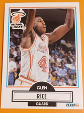 1990 Fleer #101 Glen Rice G Miami Heat        ***40% off 2+