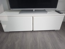  TV Bench High Gloss White - Brand New 