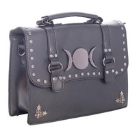 Banned Alternative Gothic Goth Okkult Handtasche Schultertasche - Magic Moon