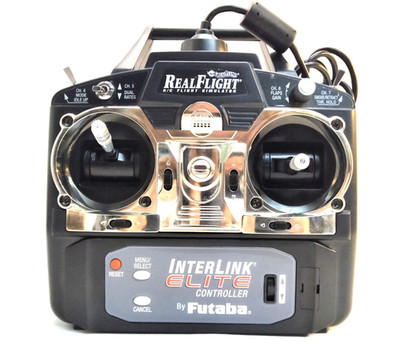 Great Planes RealFlight InterLink Elite RC Flight Simulator Controller Futaba