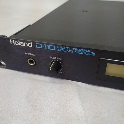 Roland ￼D-110 シンセ Roland D-110 Multi-Timbral Sound Module Synth Keyboard MIDI