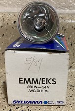 NOS Sylvania EMM/EKS 250W 24V BLUE DOT Bulb Slide Movie Projection