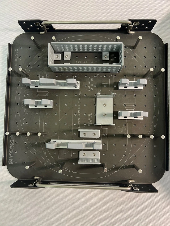 Synthes Neuro Fixation System Sterilization Tray CCMED406 - Image 3 of 4