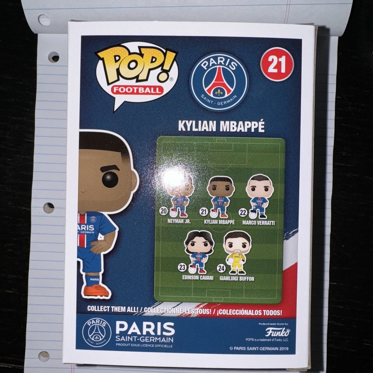 Funko Pop! Vinyl: Kylian Mbappe #21 Football PSG