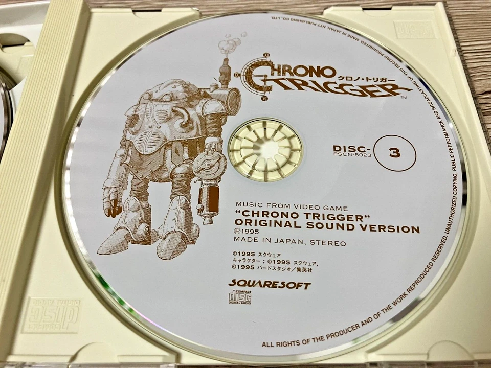 Chrono Trigger Original Sound Version Soundtrack SFC OST 3-CD Set SquareEnix - Image 4 of 4