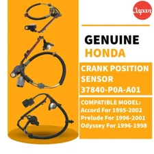 GENUINE HONDA CRANKSHAFT POSITION SENSOR Accord Prelude Odyssey - 37840-P0A-A01