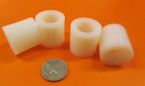 Nylon 66 Spacer, Natural, NO.5/8" Screw, 1.0" OD x .630" ID x 1.0" Lg., 20 pc - Picture 3 of 11