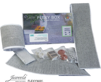 28275 Flexy Way Starter Box Pflasterstraße Altstadt Kopfstein 1:87 Juweela H0