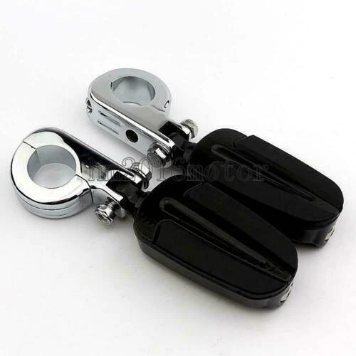Soporte de reposapiés apto para Harley Davidson con protectores de motor de carretera de 1 1/4" Foto 2 de 4