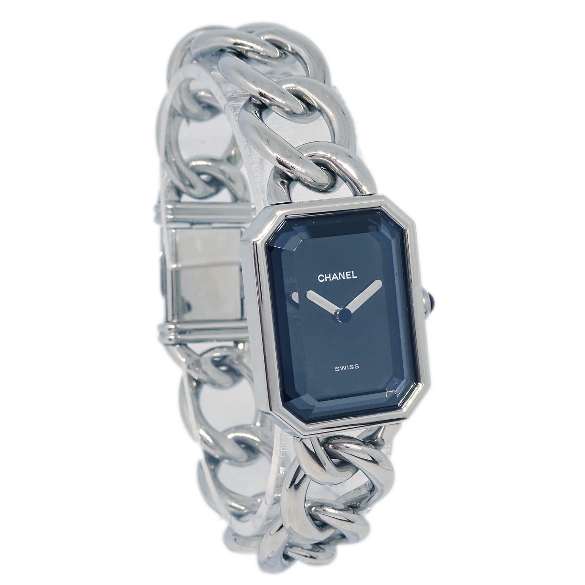 CHANEL 楽1番 Chanel Premiere Chain Quartz Watch Stainless Steel Watch | eBay