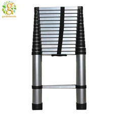 14.5 Feet Aluminum Extension Ladder Telescopic Step Ladder Flexible Expansion