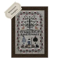 Little Bunny Shepherd 1815 Sampler~Wishing Thorn