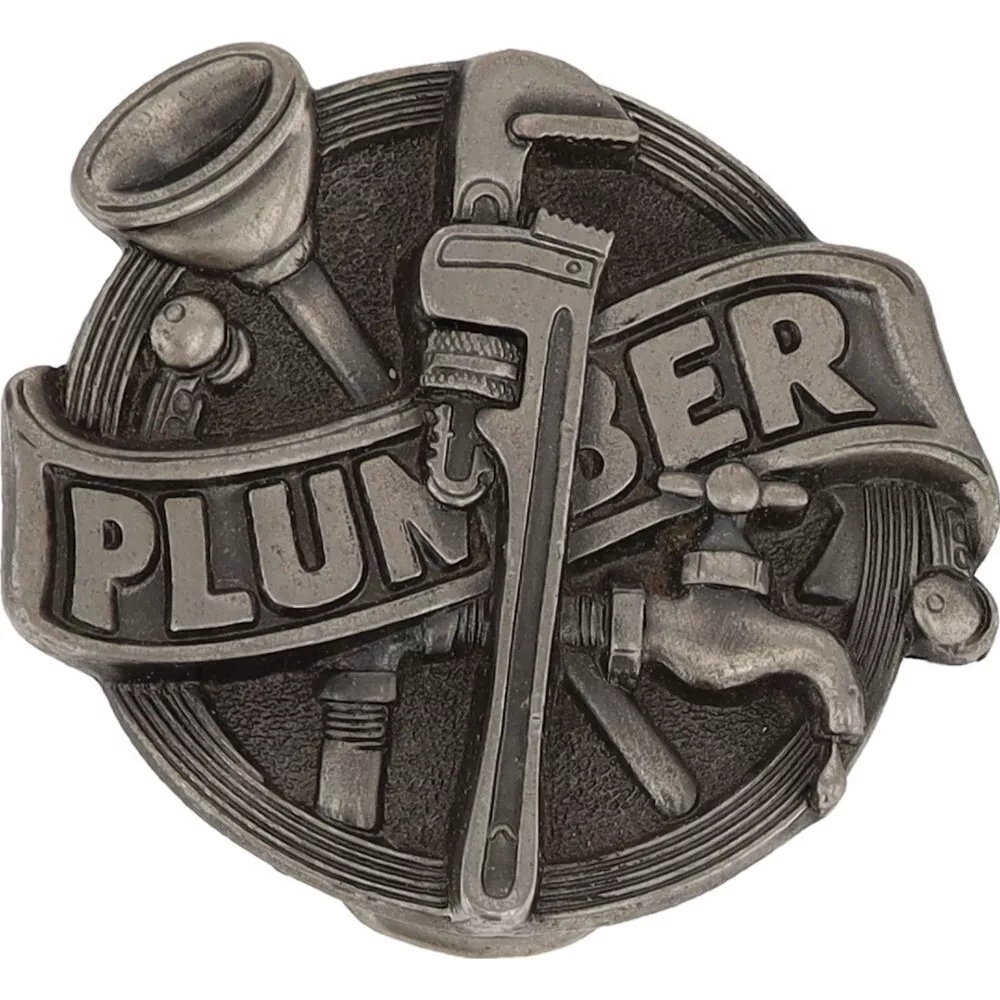 Pipefitter shop belt buckle