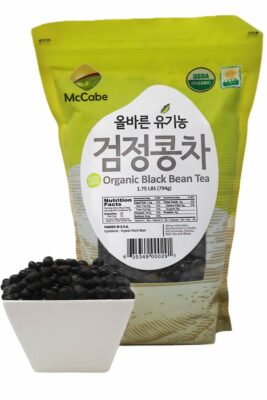 McCabe ORGANIC Black Bean Tea, 1.75-Pound, USDA Organic, Roasted & Packed in USA