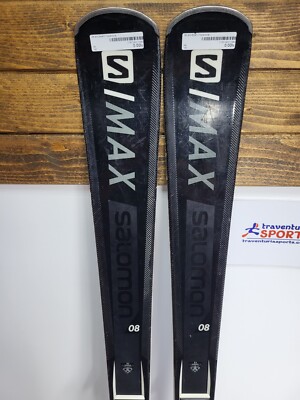 Salomon S MAX 160 cm Ski +NEW Salomon 10 Bindings Winter Sport