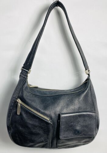 DKNY women Black Leather Shoulder Bag ( See Pic)