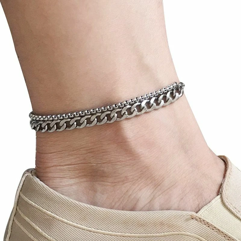Mens anklets hotsell which leg