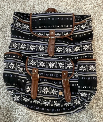 Aeropostale Canvas Backpack - Straps, 3-front pockets- Very clean, no  rips/tears | eBay