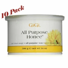 GiGi WAX #0330 All Purpose Honee Wax 14 oz. (10 Pack)