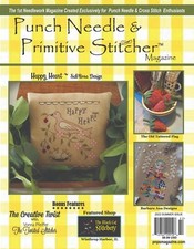PUNCH NEEDLE PRIMITIVE STITCHER MAG. -"SUMMER 2022 ISSUE" 4 issues contact