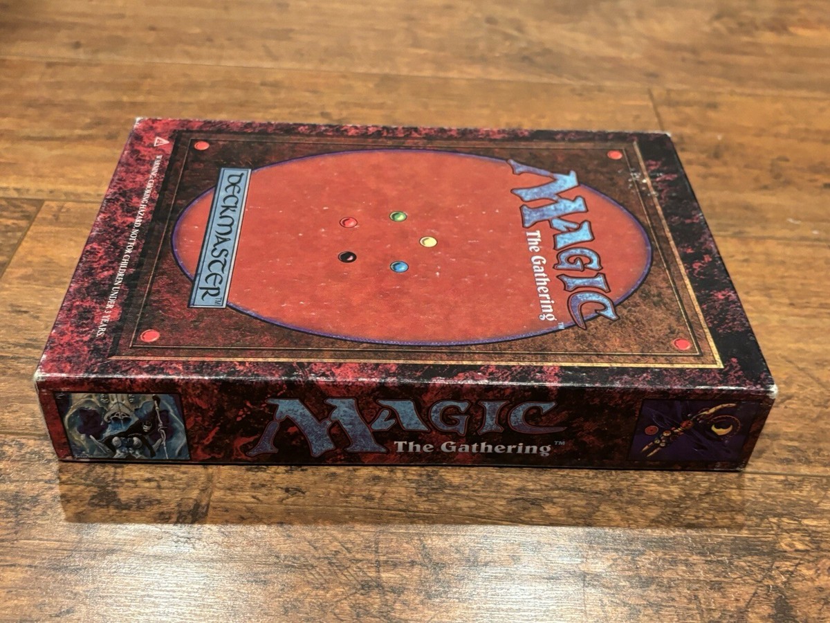 MTG Deckmaster Box With Accessories WOC6550 1994 WOTC Magic
