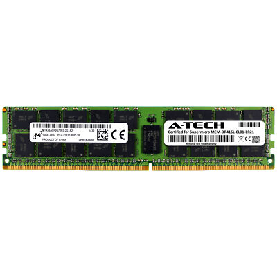16GB PC4-17000R REG Supermicro MEM-DR416L-CL01-ER21 Equivalent Server Memory RAM