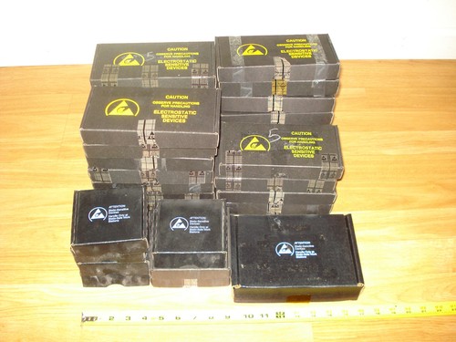 Huge Lot of 37x Pre-owned Antistatic ESD Boxes. No Foam Included