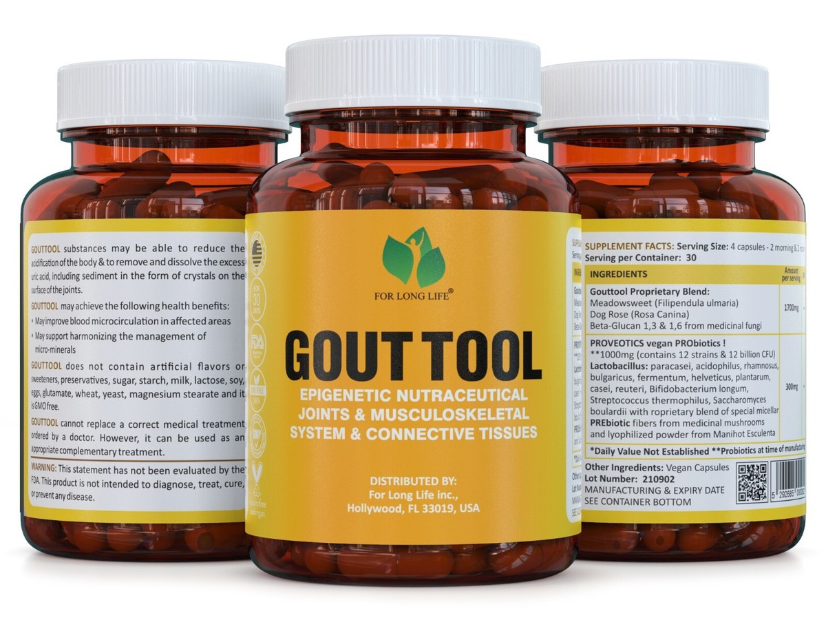 GOUT Pain Relief Natural Uric Acid Cleanse – Joint Support