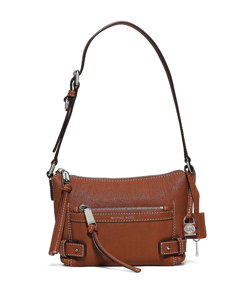 Michael Kors Abby Abbey Small Goat Leather Shoulder Bag  display picture 3