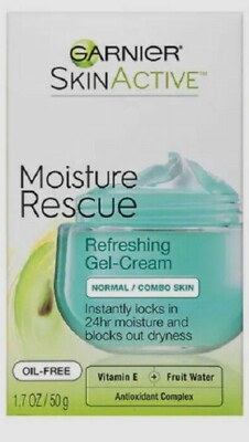 Garnier SkinActive Moisture Rescue Oil Free Gel-Cream Face Moisturizer 1.7 oz.