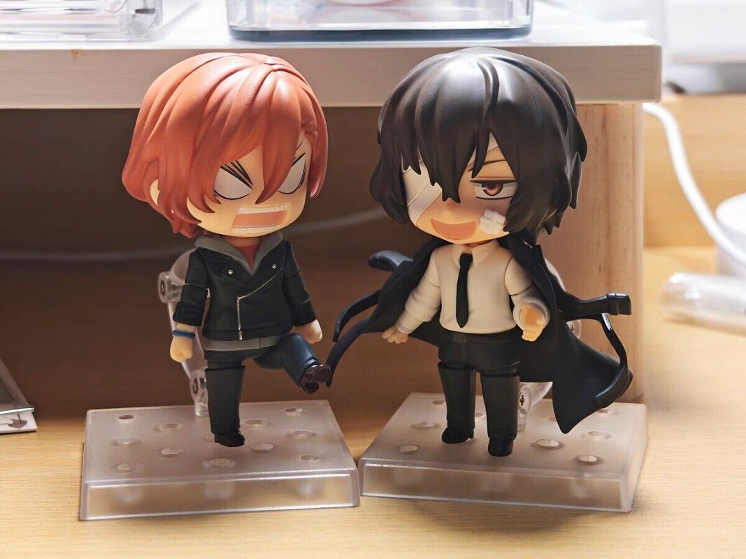Anime Bungo Stray Dogs Dazai Osamu Nakahara Chuuya PVC Figure