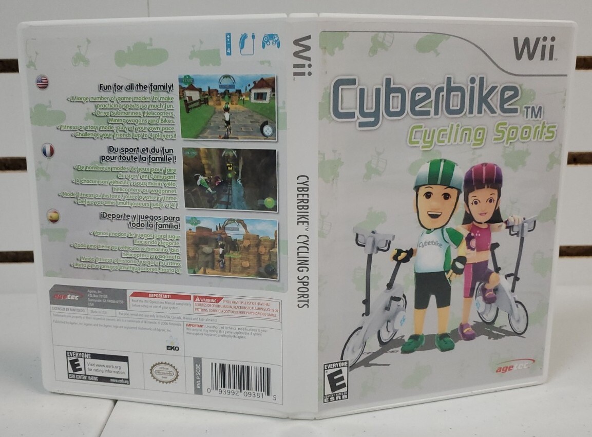 Nintendo Wii Cyberbike Edition Exercise Bicycle & Game, NTSC