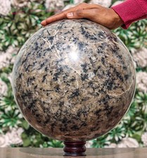 Huge 295mm Fantasy Rock Crystal Stone Healing Meditation Chakra Power Sphere