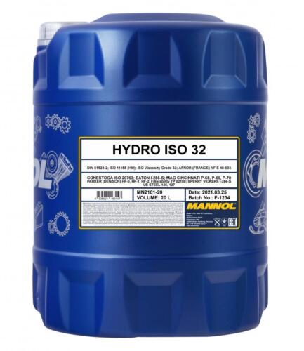 Mannol 2101 Hydro ISO 32 HLP 32 Hydrauliköl 20L SPERRY VICKERS I-286-S - Bild 1 von 1
