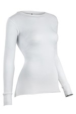 Indera Warmwear Traditional Thermal - Long Sleeve - White - Women Size 3XL