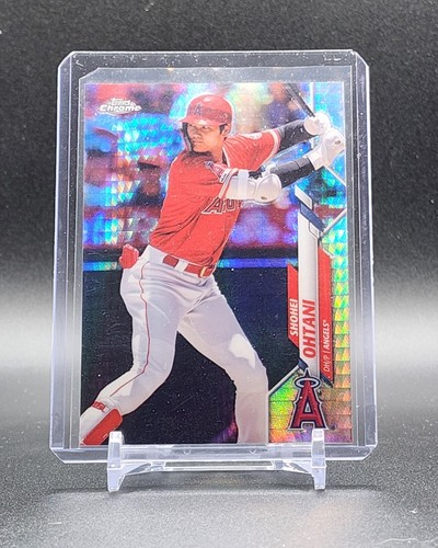 Shohei Ohtani [Prism Refractor] #21 2020 Topps Chrome card