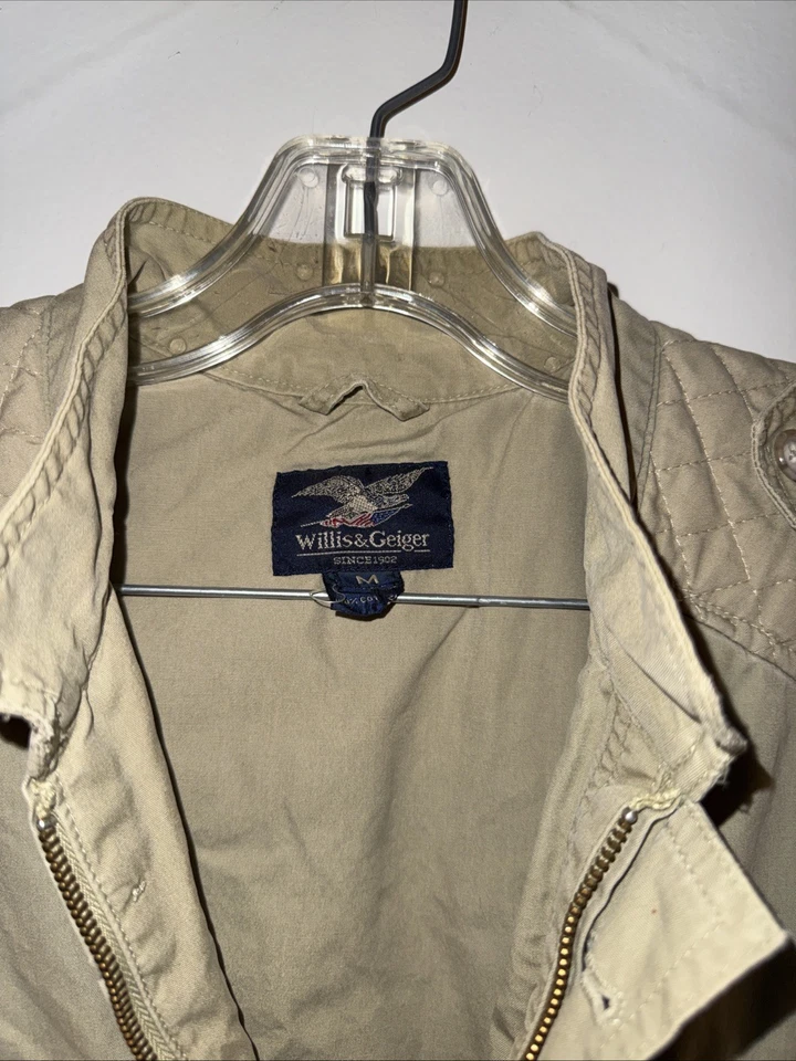 Colete Masculino Willis & Geiger Safari Tamanho M – Vintage Expedição ao Ar Livre - Imagem 2 de 3