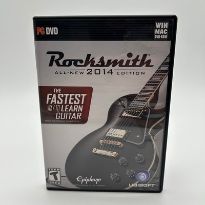 Rocksmith 2014 Edition PC Mac DVD Game 2-Disc Set CIB Complete Tested  No Cable