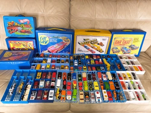 113 Vintage Diecast Cars 1970s 1980s Hot Wheels Matchbox Tomica Lot Estate Find