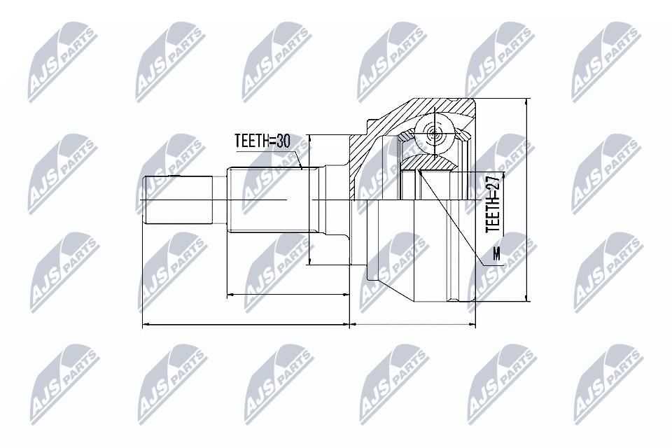Fits NTY NPZ-VW-027 OUTER CV JOINT  ⭐UK Stock⭐ - Image 6