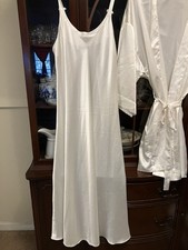 Vintage Women Christian Dior Nightgown And Matching Robe Size Medium